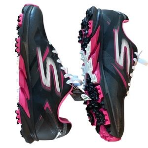 Skechers Women's GoGolf Blade Black & Pink Golf Shoes 9 New Without Box